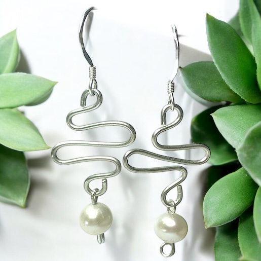 Pearl earrings