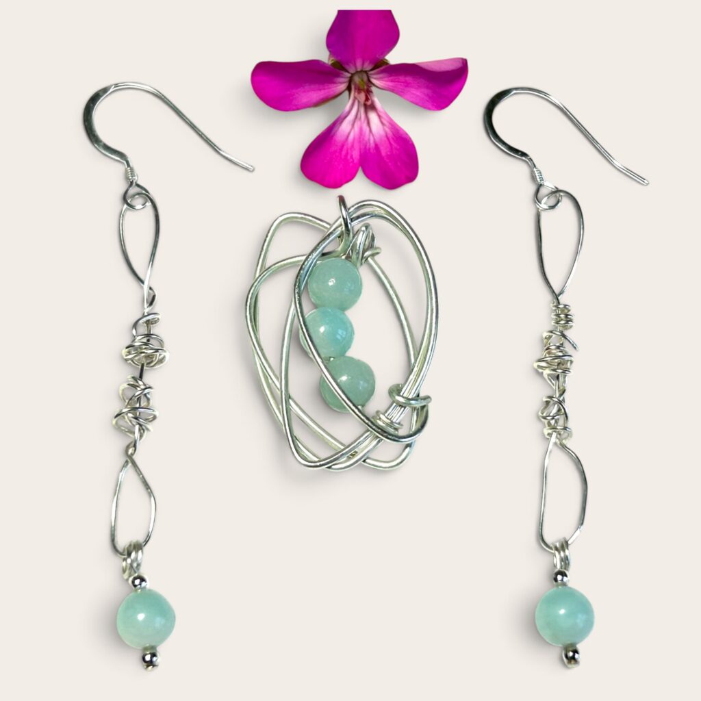 Amazonite Jewellery Set