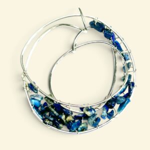 Lapis lazuli statement pendant uk
